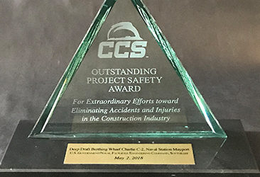 CMS Wins 2018 CCS Outstanding Project Safety Award