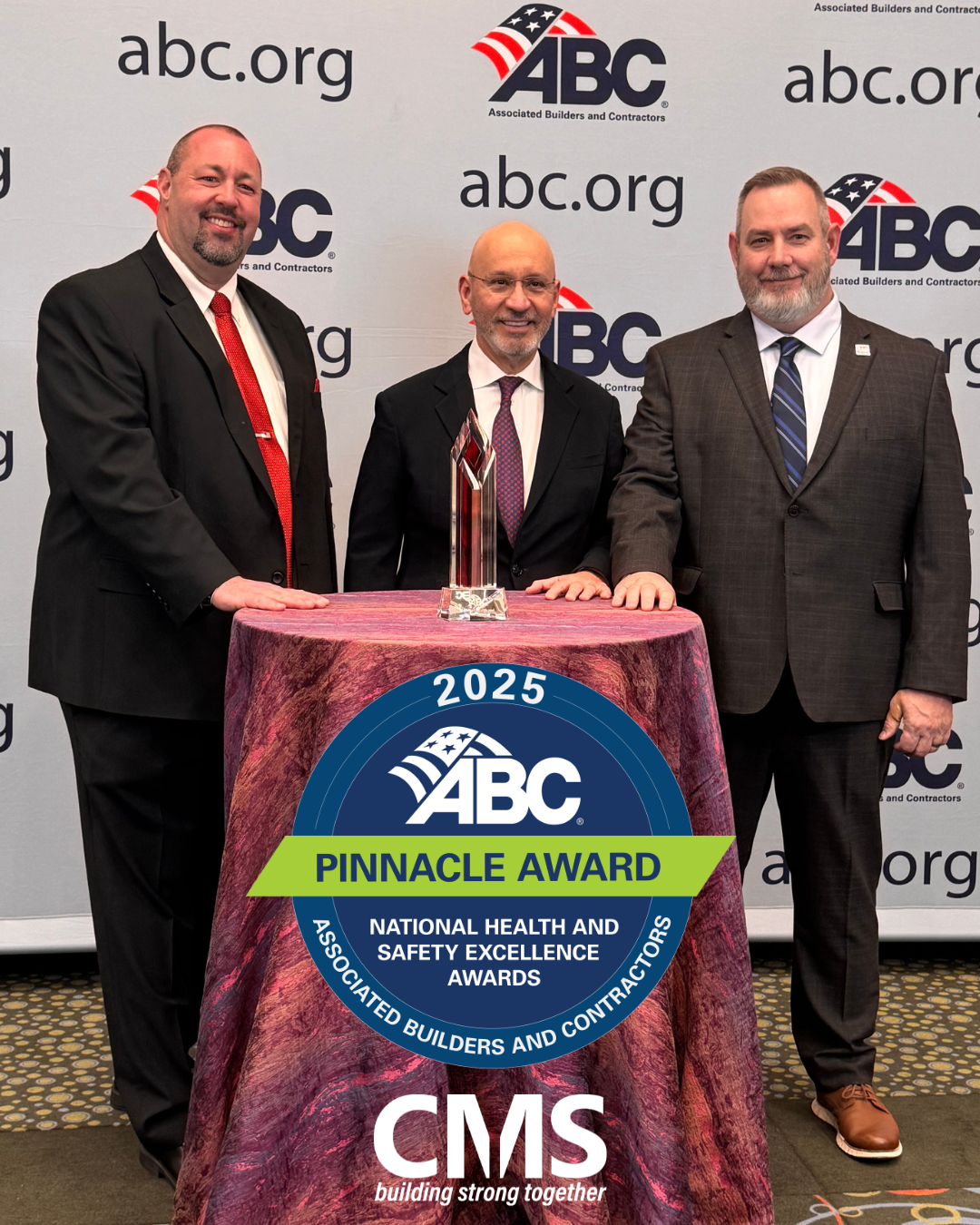 CMS Honored as National Health and Safety Leader in Construction