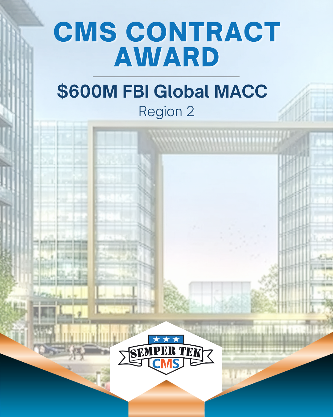CMS awarded $600 million FBI GMACC, Region 2
