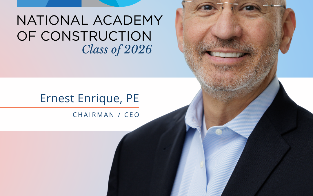 Enrique Elected to National Academy of Construction